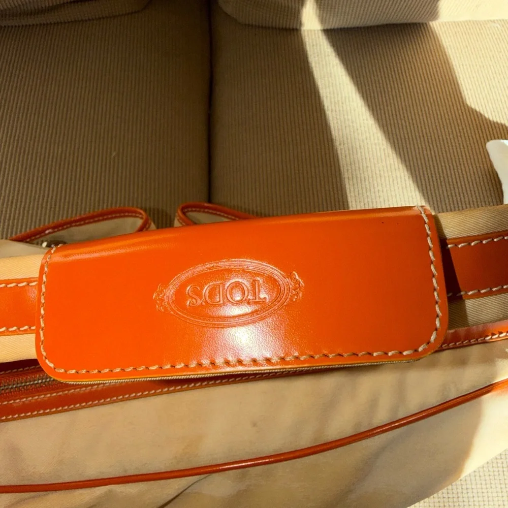 Tod's Cream & Tan Hobo Bag-OFFER 25%OFF